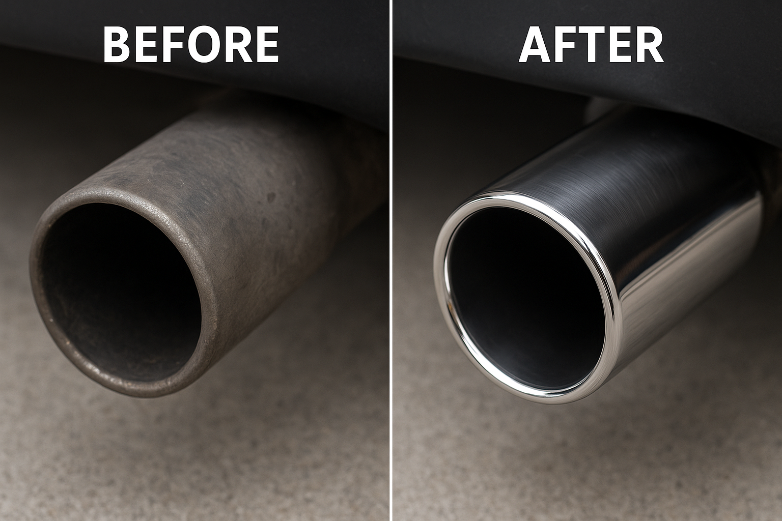 排氣管精密專業拋光處理案例 - 專業金屬拋光服務成果展示